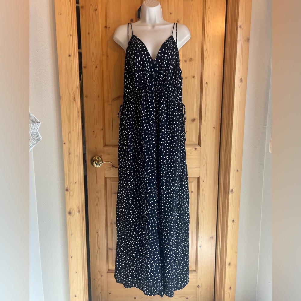 Anthropologie NWOT MAEVE polka dot dress/romper. Size 14
